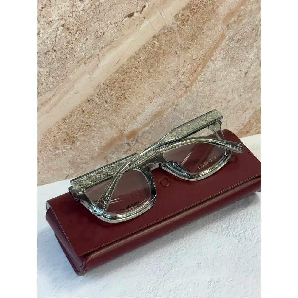 NEW Gucci GG2071OL Transparent Grey Unisex Eyeglasses Frames